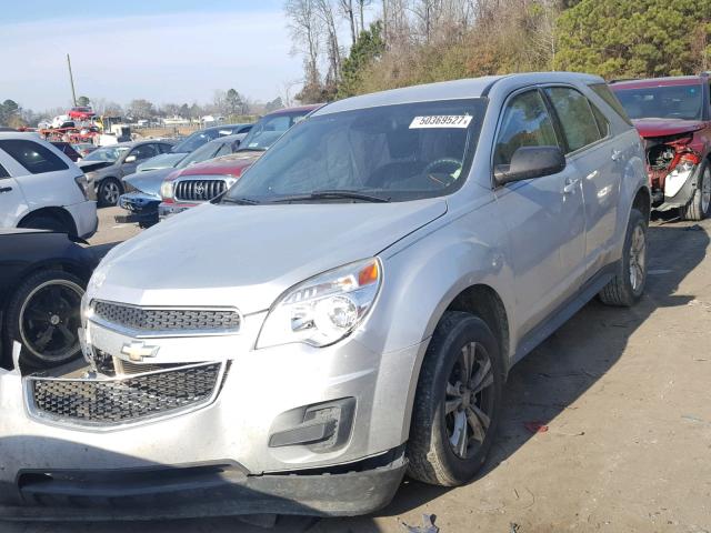 2GNALAEK5E6106817 - 2014 CHEVROLET EQUINOX LS SILVER photo 2