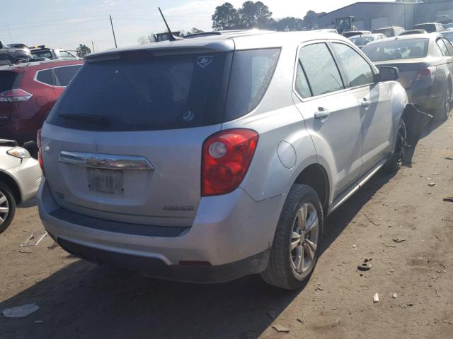 2GNALAEK5E6106817 - 2014 CHEVROLET EQUINOX LS SILVER photo 4