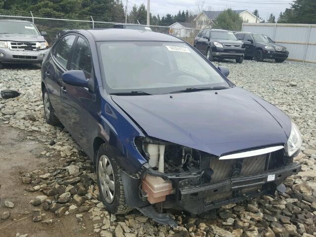 KMHDU4BD0AU966237 - 2010 HYUNDAI ELANTRA BL BLUE photo 1