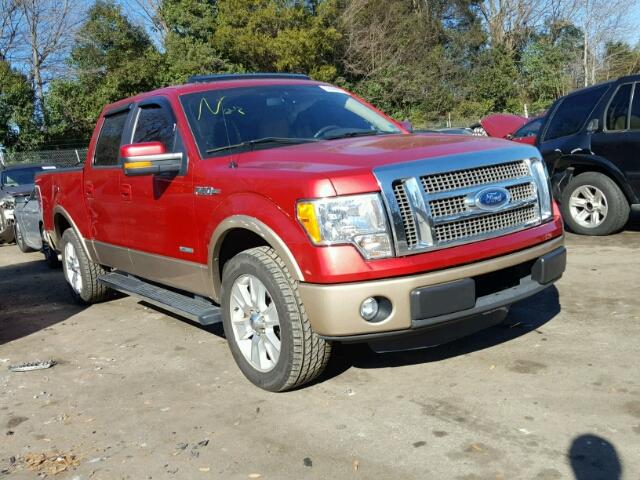 1FTFW1CT5BFB37651 - 2011 FORD F150 SUPER RED photo 1