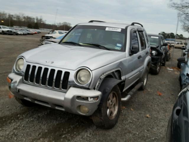 1J4GK58K12W220544 - 2002 JEEP LIBERTY LI SILVER photo 2