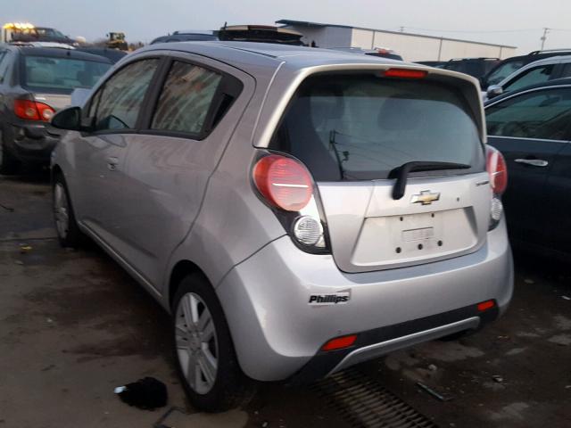 KL8CD6S99FC741537 - 2015 CHEVROLET SPARK 1LT SILVER photo 3