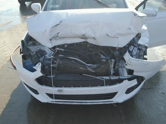 3FA6P0H97ER179076 - 2014 FORD FUSION SE WHITE photo 7