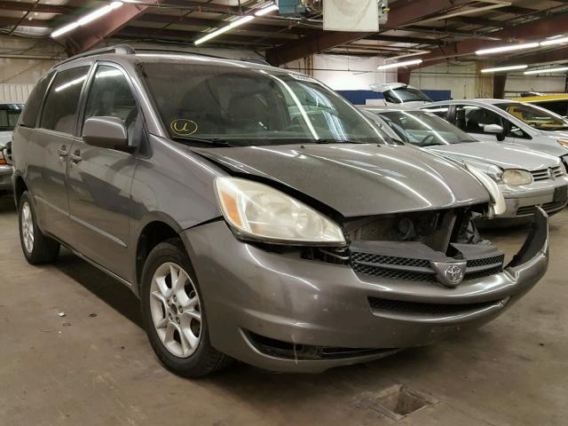 5TDBA22C44S024376 - 2004 TOYOTA SIENNA XLE CHARCOAL photo 1