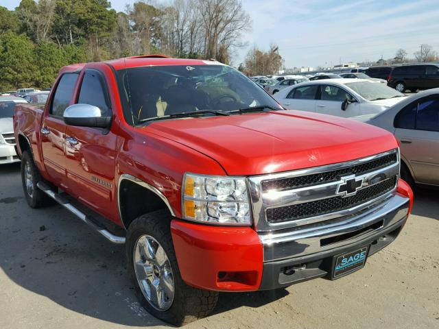 3GCEK33319G223146 - 2009 CHEVROLET SILVERADO RED photo 1