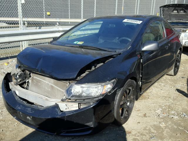 2HGFG128X9H538004 - 2009 HONDA CIVIC EX BLACK photo 2