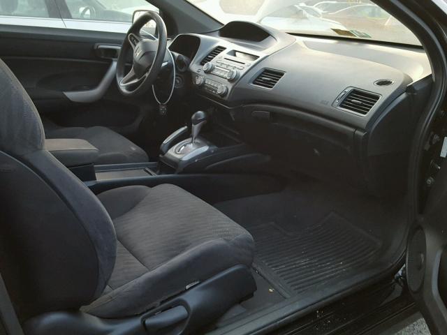 2HGFG128X9H538004 - 2009 HONDA CIVIC EX BLACK photo 5