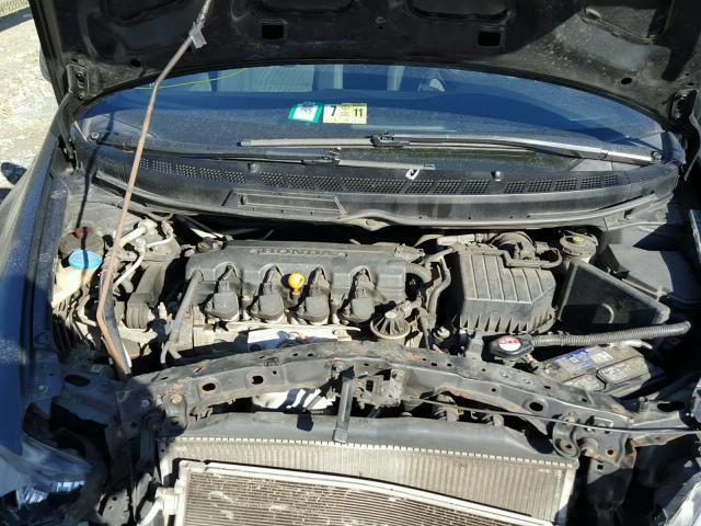 2HGFG128X9H538004 - 2009 HONDA CIVIC EX BLACK photo 7