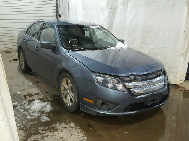 3FAHP0HA2CR288979 - 2012 FORD FUSION SE BLUE photo 1