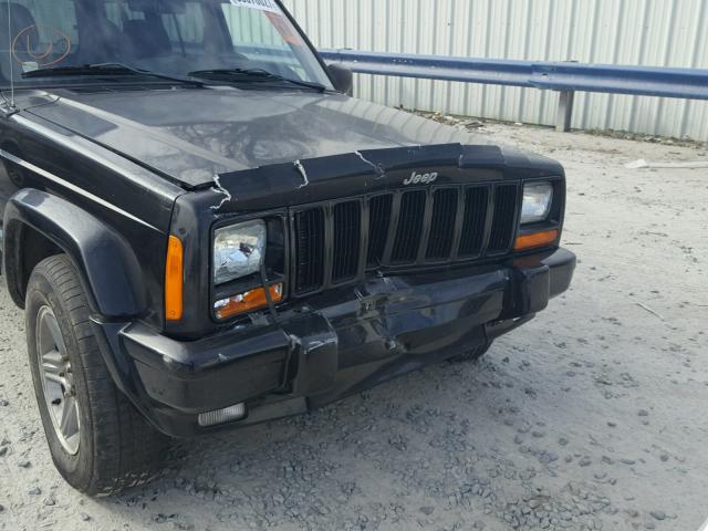 1J4FT58S31L508915 - 2001 JEEP CHEROKEE C BLACK photo 9