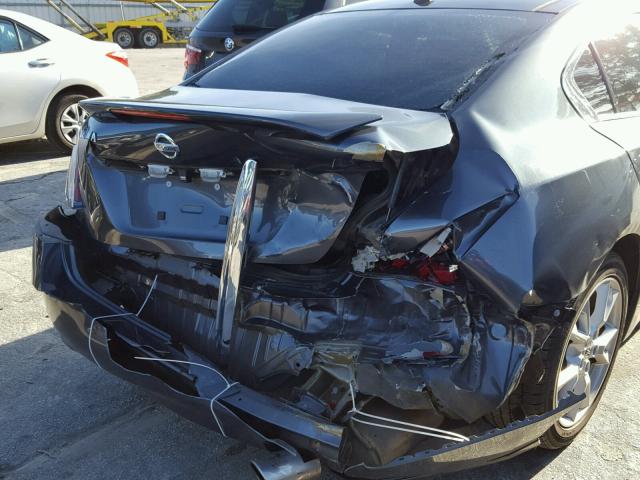 1N4AA5AP9DC828651 - 2013 NISSAN MAXIMA S GRAY photo 9