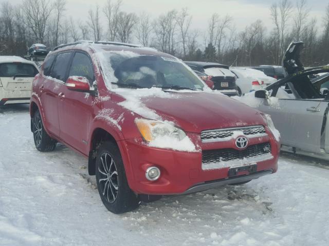 JTMDK4DV2AD013318 - 2010 TOYOTA RAV4 LIMIT RED photo 1