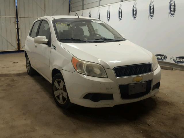 KL1TD66E69B673102 - 2009 CHEVROLET AVEO LS WHITE photo 1