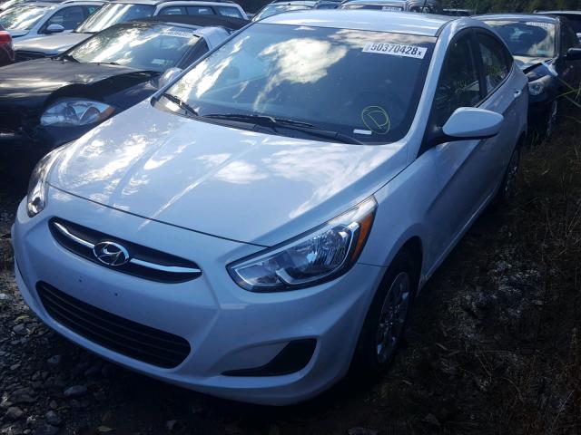 KMHCT4AE6HU366647 - 2017 HYUNDAI ACCENT SE WHITE photo 2