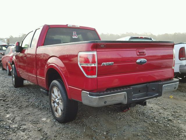 1FTRX12V99FA33123 - 2009 FORD F150 SUPER MAROON photo 3