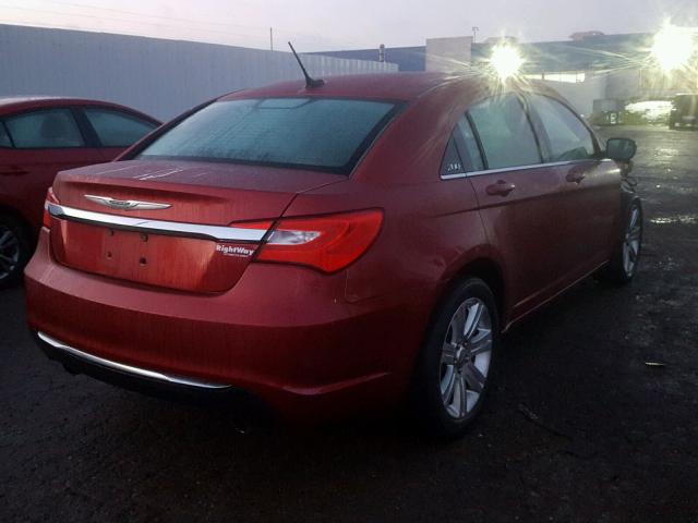 1C3CCBBG4CN109101 - 2012 CHRYSLER 200 TOURIN RED photo 4