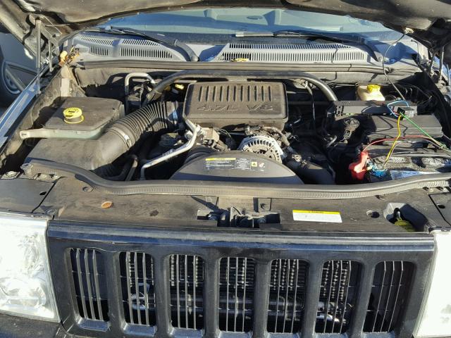 1J8HG48N06C274871 - 2006 JEEP COMMANDER BLACK photo 7
