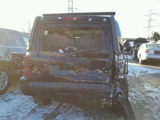 1J8HG48N06C274871 - 2006 JEEP COMMANDER BLACK photo 9