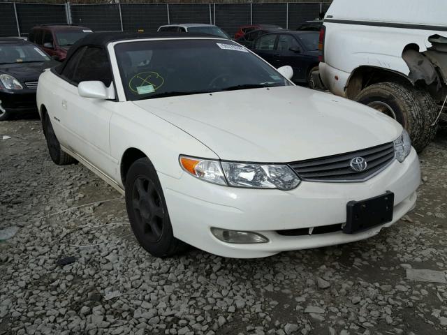 2T1FF28P53C610587 - 2003 TOYOTA CAMRY SOLA WHITE photo 1