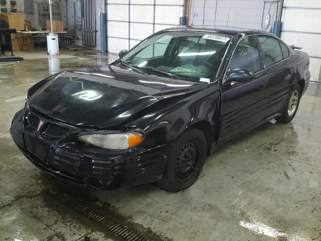 1G2NE52FX2C239096 - 2002 PONTIAC GRAND AM S 黑色 照片 2