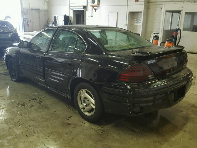1G2NE52FX2C239096 - 2002 PONTIAC GRAND AM S 黑色 照片 3