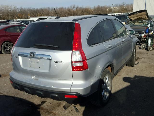 JHLRE48709C013668 - 2009 HONDA CR-V EXL SILVER photo 4