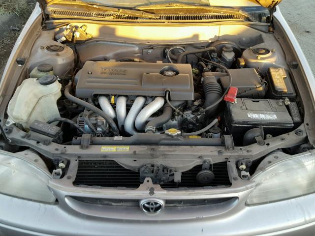 1NXBR12E3YZ322144 - 2000 TOYOTA COROLLA VE TAN photo 7