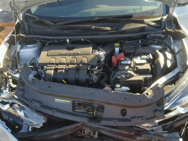 3N1AB7AP3HY388929 - 2017 NISSAN SENTRA S SILVER photo 7