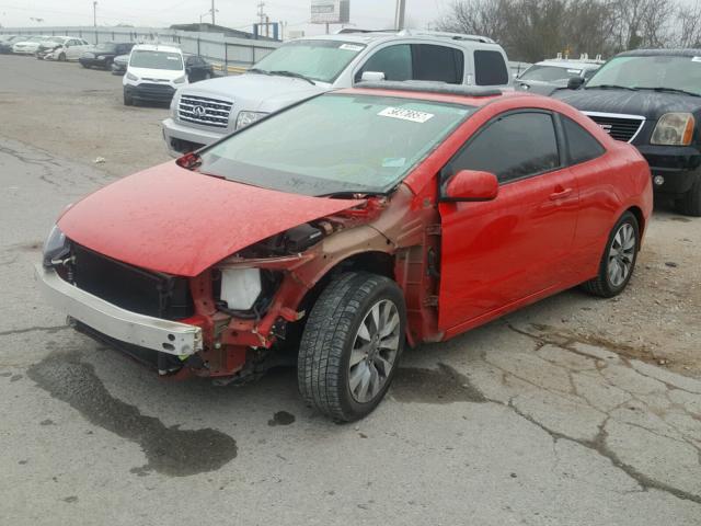 2HGFG1B87AH524307 - 2010 HONDA CIVIC EX RED photo 2