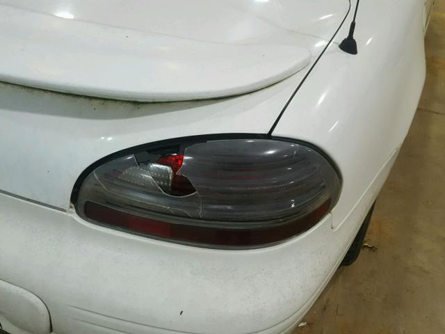 1G2WJ52K8VF202015 - 1997 PONTIAC GRAND PRIX WHITE photo 9