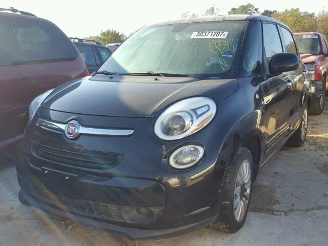 ZFBCFABH8EZ012410 - 2014 FIAT 500L EASY BLACK photo 2