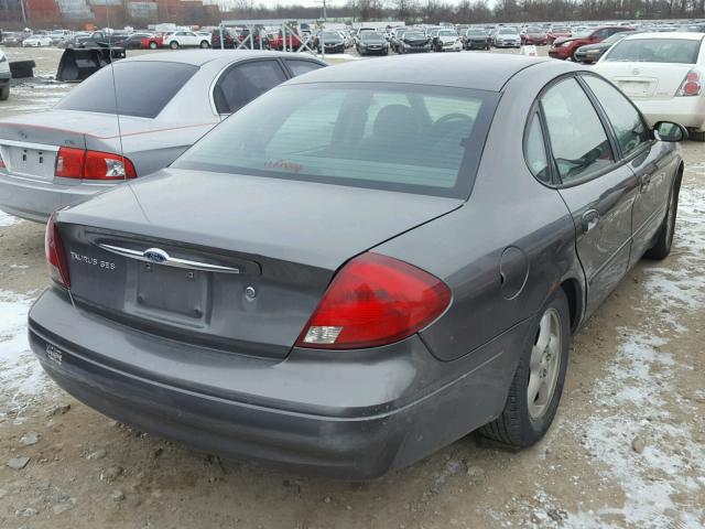 1FAHP55U73G164886 - 2003 FORD TAURUS SES GRAY photo 4