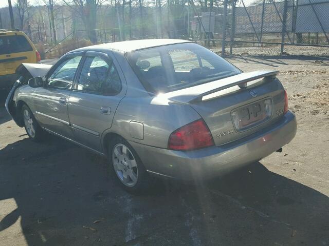 3N1CB51D26L634124 - 2006 NISSAN SENTRA 1.8 TAN photo 3