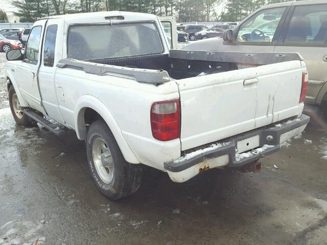 1FTZR45E92TA22041 - 2002 FORD RANGER SUP WHITE photo 3