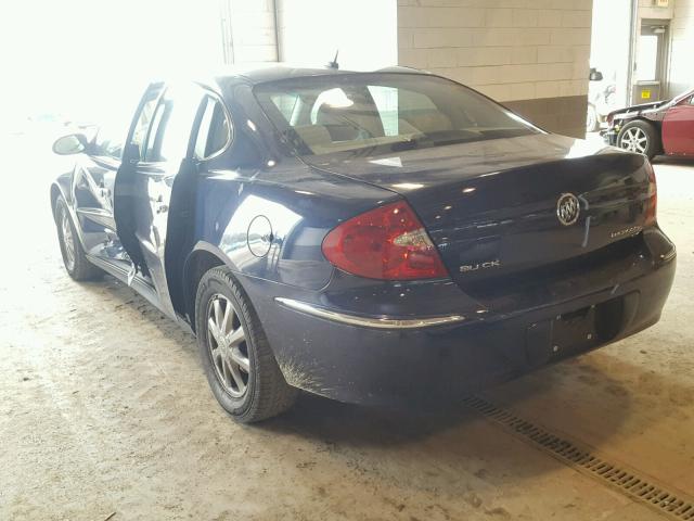 2G4WC582581269286 - 2008 BUICK LACROSSE C BLUE photo 3