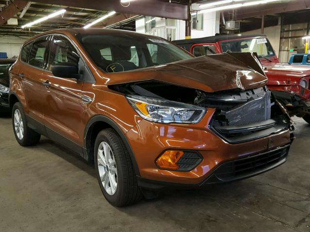 1FMCU0F77HUD60422 - 2017 FORD ESCAPE S BROWN photo 1