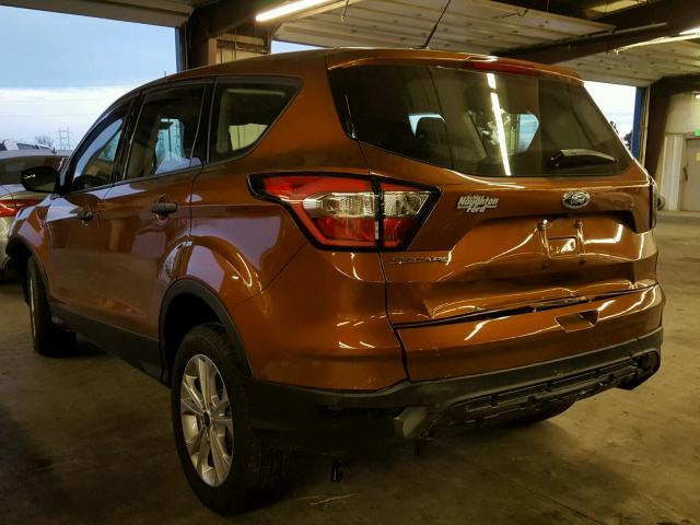 1FMCU0F77HUD60422 - 2017 FORD ESCAPE S BROWN photo 3