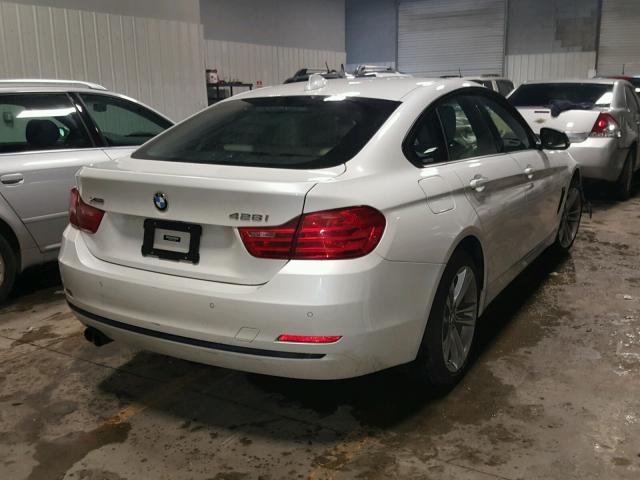 WBA4A7C52FD413406 - 2015 BMW 428 XI WHITE photo 4