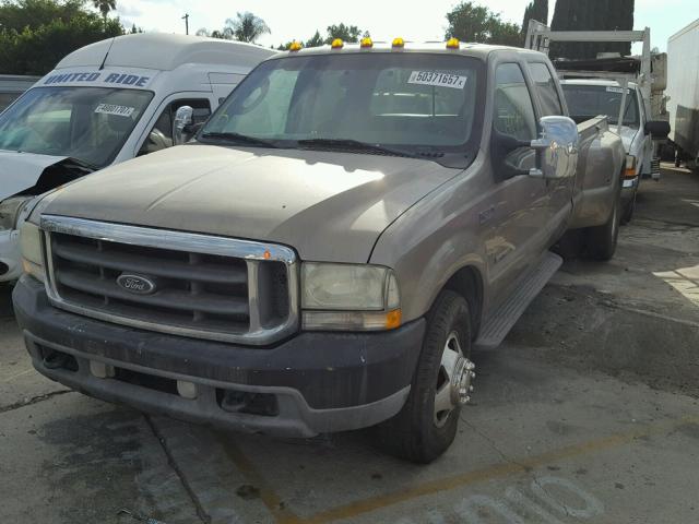 1FTWW32P33ED66787 - 2003 FORD F350 SUPER BROWN photo 2