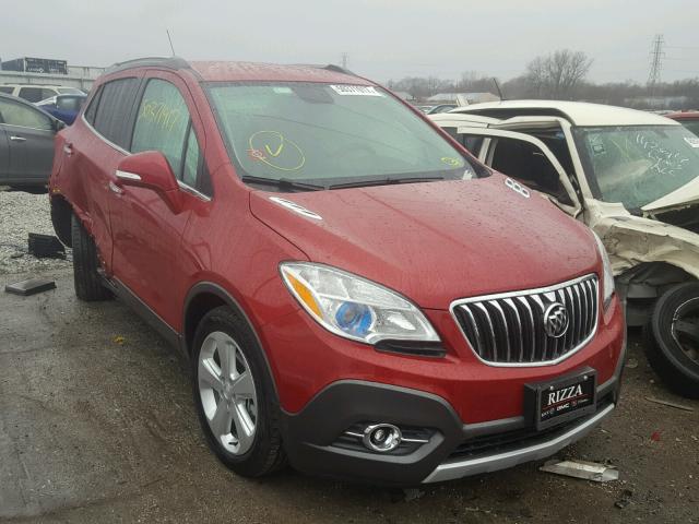 KL4CJBSBXGB725022 - 2016 BUICK ENCORE CON RED photo 1