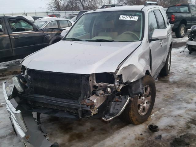 1FMCU94G39KC13745 - 2009 FORD ESCAPE LIM WHITE photo 2