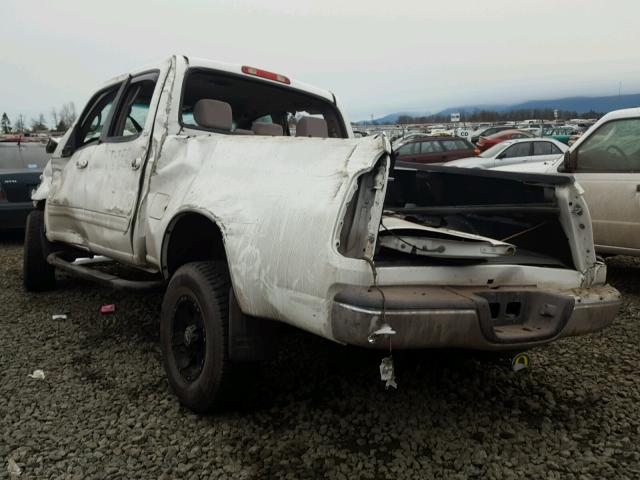 5TBDT44106S537355 - 2006 TOYOTA TUNDRA DOU WHITE photo 3