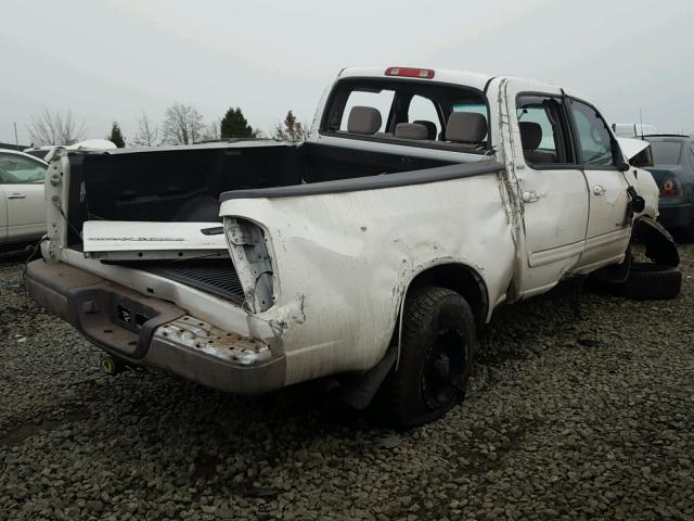 5TBDT44106S537355 - 2006 TOYOTA TUNDRA DOU WHITE photo 4