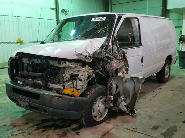 1FTNE24W18DB29287 - 2008 FORD ECONOLINE WHITE photo 2