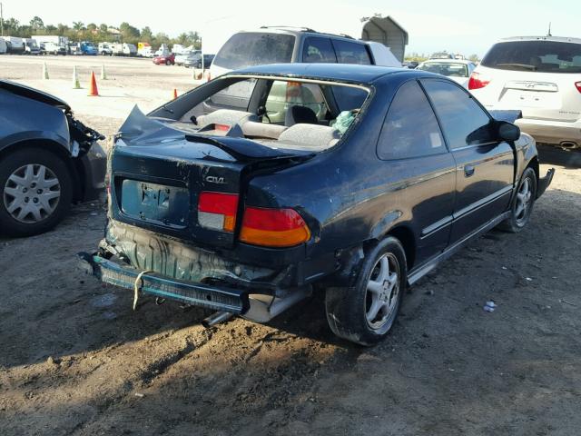 1HGEJ824XVL020569 - 1997 HONDA CIVIC EX 绿色 照片 4