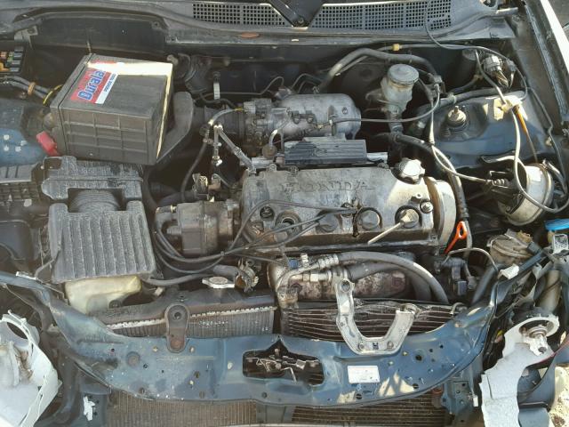 1HGEJ824XVL020569 - 1997 HONDA CIVIC EX 绿色 照片 7