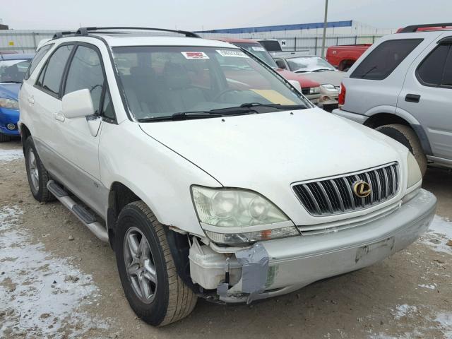 JTJHF10UX20284005 - 2002 LEXUS RX 300 WHITE photo 1