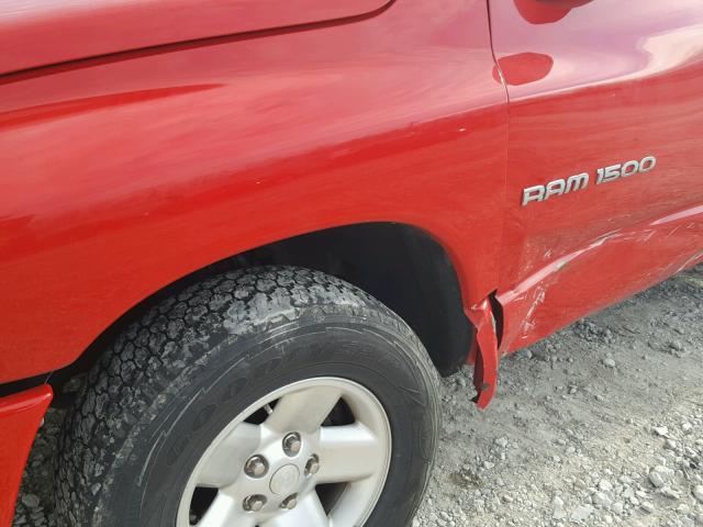 1D7HA16N82J237623 - 2002 DODGE RAM 1500 RED photo 9