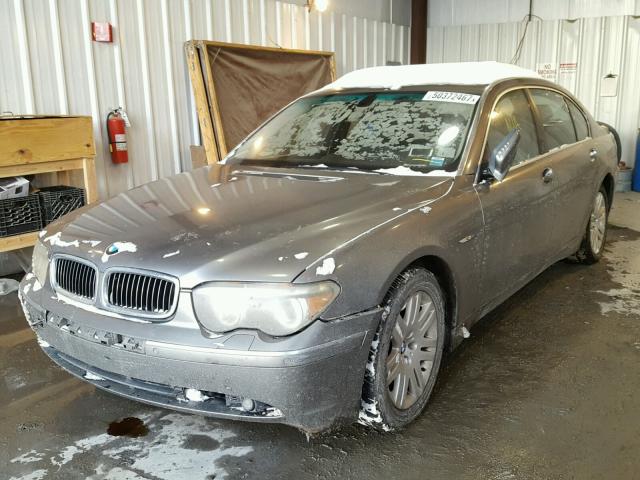 WBAGN63423DR09448 - 2003 BMW 745 LI GRAY photo 2