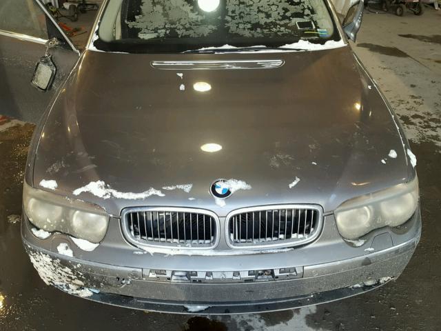 WBAGN63423DR09448 - 2003 BMW 745 LI GRAY photo 7